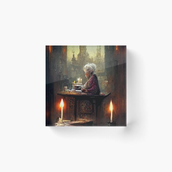 Item preview, Old Lady Writing designed and sold by Myriam Iart.