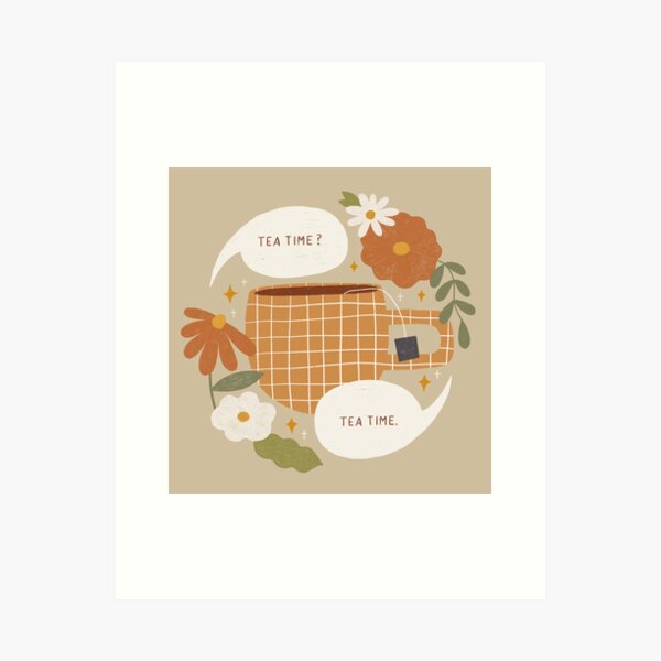 Item preview, Tea Time? Tea Time designed and sold by CarolinaGaitan.