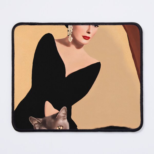 Item preview, Ava and Her Siamese Cats designed and sold by @adorcharm Modern & Classic AI Art.