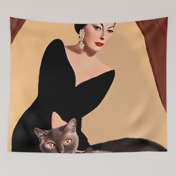 Item preview, Ava and Her Siamese Cats designed and sold by @adorcharm Modern & Classic AI Art.