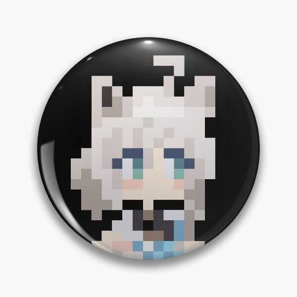 Item preview, Pixel Art Shirakami Fubuki Hololive designed and sold by HoshiSSB.