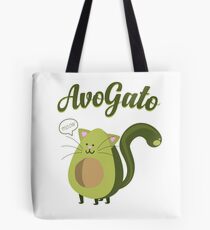 Bolsa de tela AvoGato Funny Avocado Cat Pun