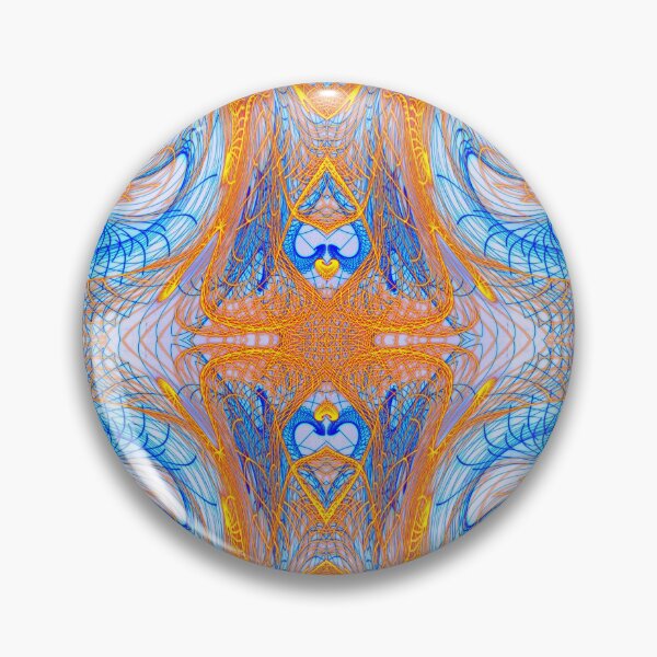 Item preview, Spirals in Blue and Gold designed and sold by LoneAngel.