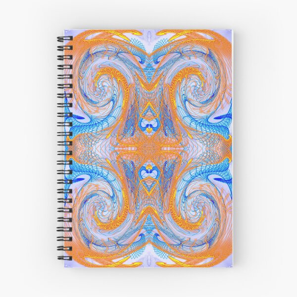 Item preview, Spirals in Blue and Gold designed and sold by LoneAngel.