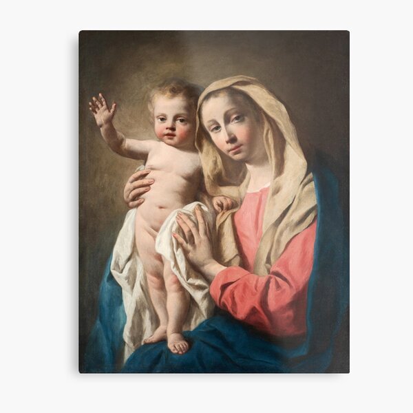 Madonna And Child Metal Prints for Sale