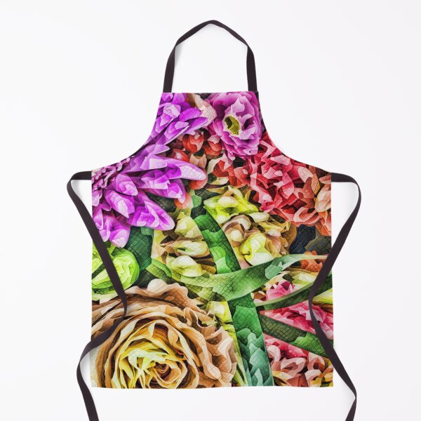 Item preview, Mosaico de ramo de flores brillantes designed and sold by TheSplitWindow.