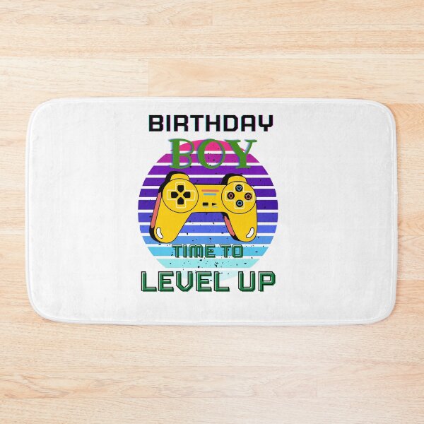 Item preview, birthday boy time to level up designed and sold by Sasidenidesign.