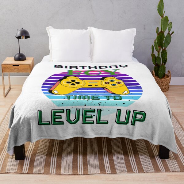 Item preview, birthday boy time to level up designed and sold by Sasidenidesign.