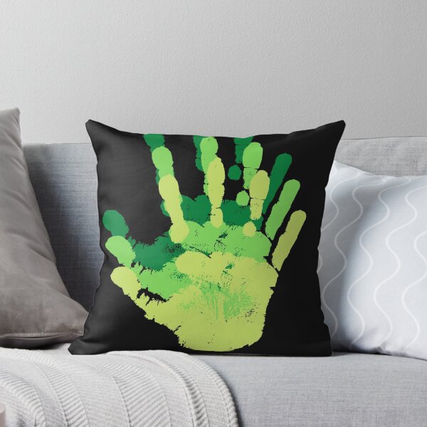Item preview, green handprint flowers from 1970 designed and sold by myhoume2.