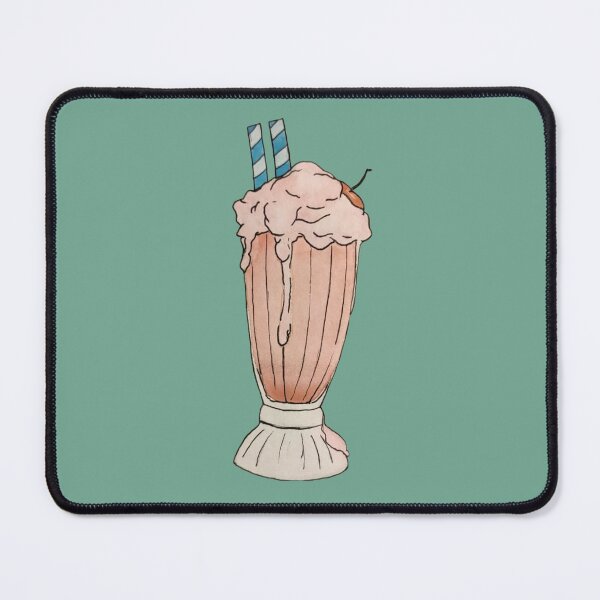 Item preview, Cherry milkshake watercolor designed and sold by Hueyhuesart.