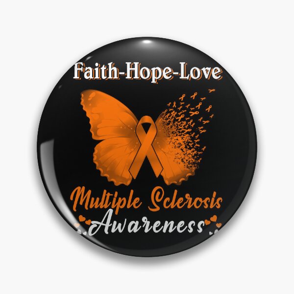 Item preview, Faith Hope Love Butterfly Multiple Sclerosis Awareness designed and sold by Gillosina.