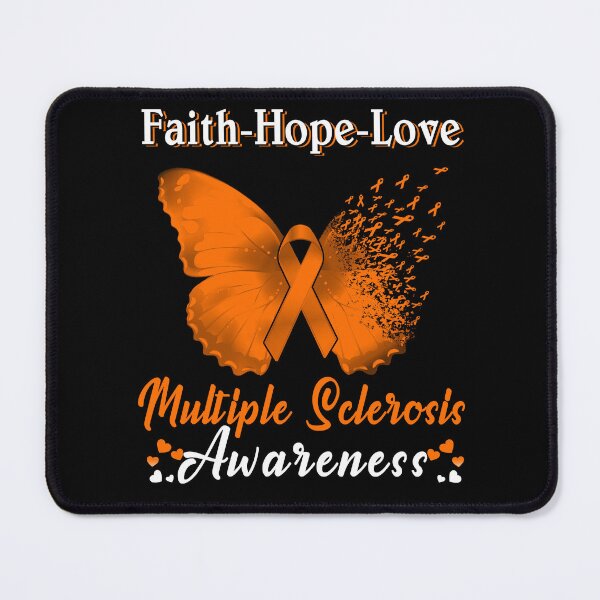 Item preview, Faith Hope Love Butterfly Multiple Sclerosis Awareness designed and sold by Gillosina.