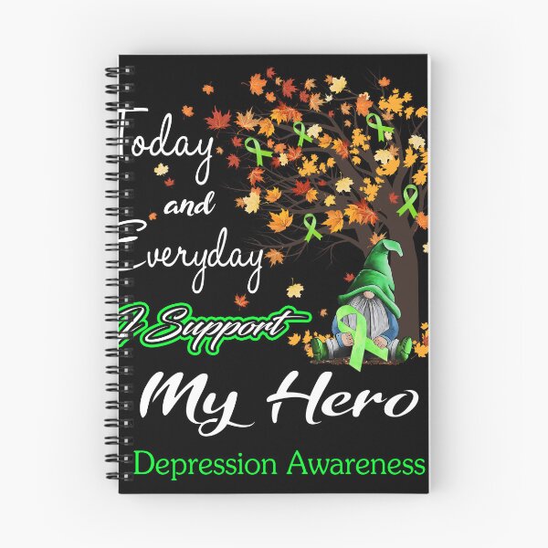 Item preview, Depression Awareness - Today and Everyday i support My Hero designed and sold by Aaron309.