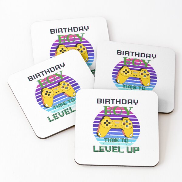 Item preview, birthday boy time to level up designed and sold by Sasidenidesign.