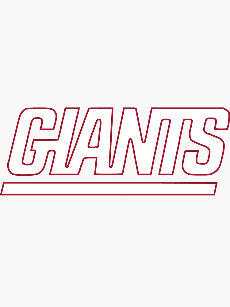 New Giants-City Sticker for Sale by queenalose