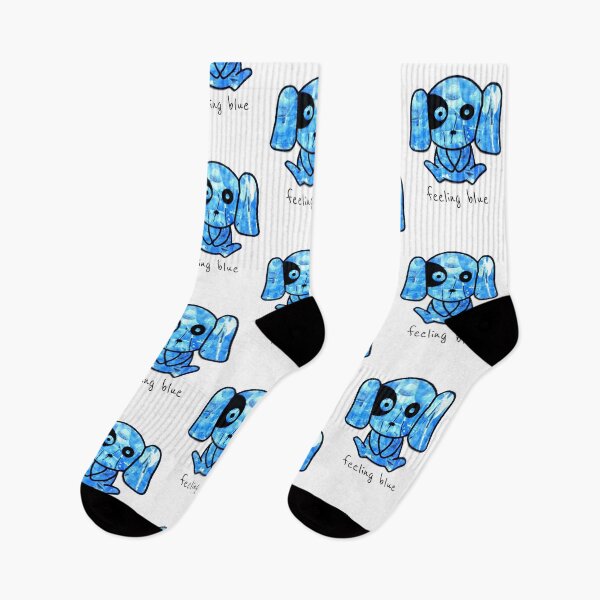 Item preview, Abstract blues feeling blue puppy designed and sold by Grey Robinson.