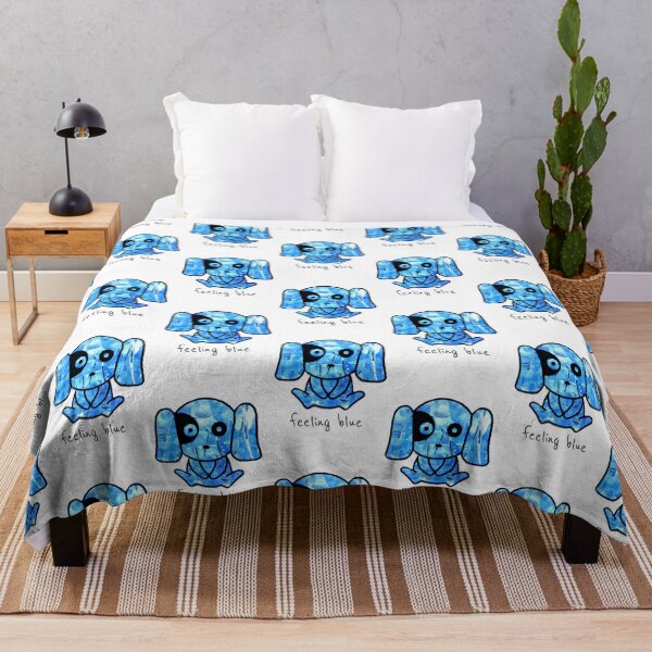Item preview, Abstract blues feeling blue puppy designed and sold by Grey Robinson.