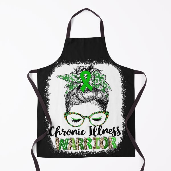 Item preview, Messy Bun Leopard Chronic Illness Warrior designed and sold by rechardtee.