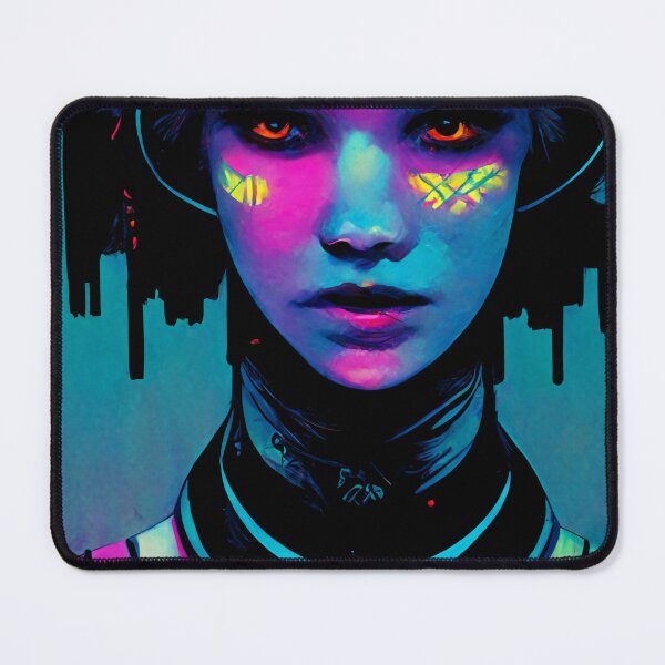 Item preview, Cyber Punk Girl - Scifi Artwork designed and sold by jjwalters.