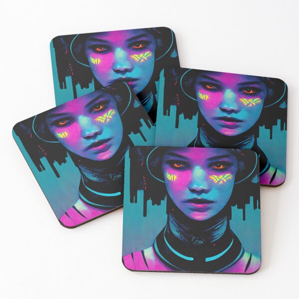Item preview, Cyber Punk Girl - Scifi Artwork  designed and sold by jjwalters.