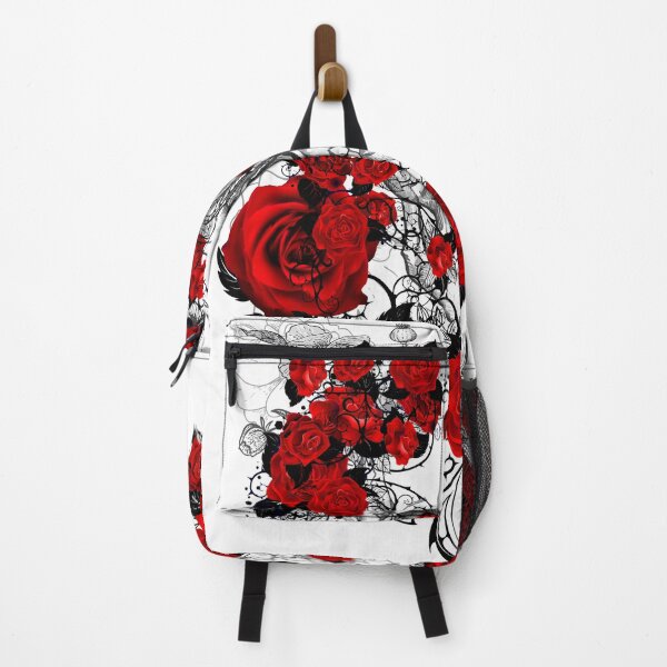 Item preview, Skull with red roses tattoo designed and sold by Fitandstylish.