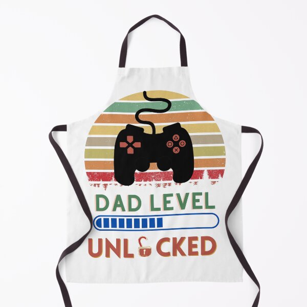 Item preview, Dad Level Unlocked Keychain Vintage Retro video game designed and sold by Universe4ART.