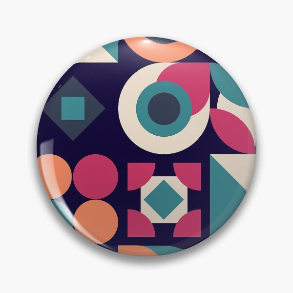 Item preview, Retro Vintage Midcentury Abstract Geometric Pattern Shapes Mod designed and sold by StudioAkubi.