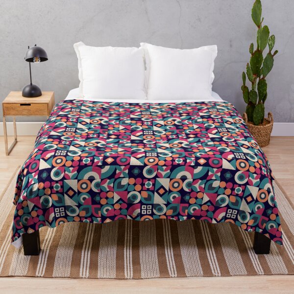 Item preview, Retro Vintage Midcentury Abstract Geometric Pattern Shapes Mod designed and sold by StudioAkubi.