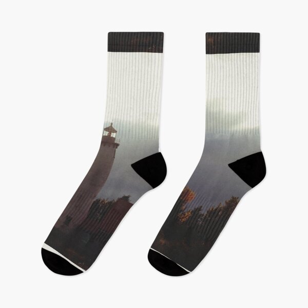 Item preview, Lighthouse At Sunset designed and sold by Hipnautical.