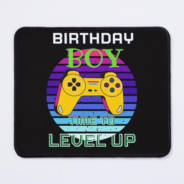 Item preview, birthday boy time to level up designed and sold by Sasidenidesign.