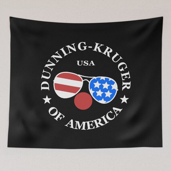 Item preview, Dunning-Kruger of America USA designed and sold by jdtees.