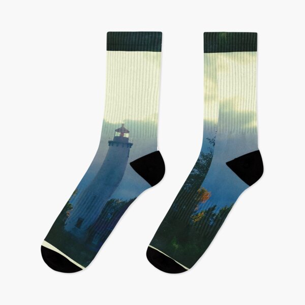 Item preview, Lighthouse At Sunset designed and sold by Hipnautical.