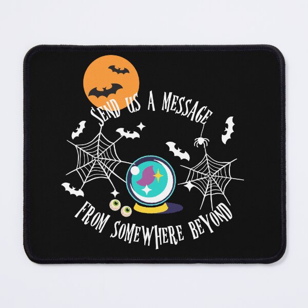 Item preview, Spooky Send Us A Message From Somewhere Beyond Seance Haunted House Halloween Bats Moon  designed and sold by goodprana3891.