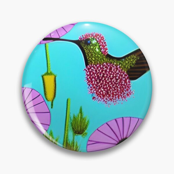 Item preview, Mockingbird with purple flowers  designed and sold by AgiDesignArt.
