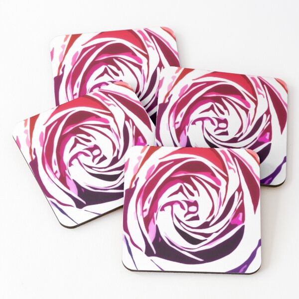 Item preview, Rainbow Rose Silhouette designed and sold by TheSplitWindow.