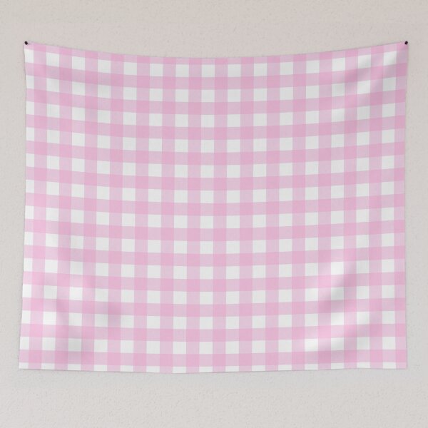 Item preview, Light Pink and White Buffalo Plaid Gingham Check designed and sold by Gsallicat.