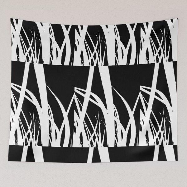 Item preview, Abstract Nature Black and White designed and sold by badlydrawnbabe.