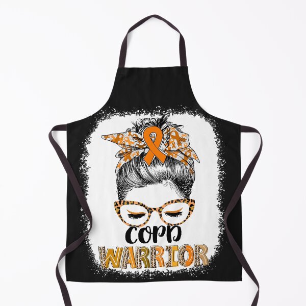 Item preview, Messy Bun Leopard COPD Warrior designed and sold by rechardtee.