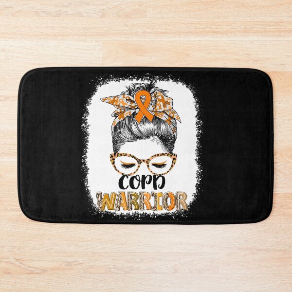 Item preview, Messy Bun Leopard COPD Warrior designed and sold by rechardtee.