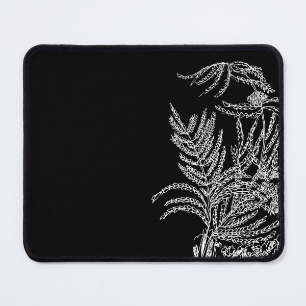 Item preview, Ferns Black And White Plant Artwork designed and sold by badlydrawnbabe.