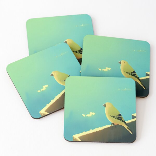 Item preview, Canary Bird painting designed and sold by omar-alsayed52.