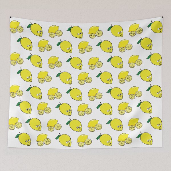 Item preview, Lemons And Slices On White Background designed and sold by burbankdesigns.