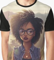 Blerdy Girl von Jayel96 (Jamal) Grafik T-Shirt