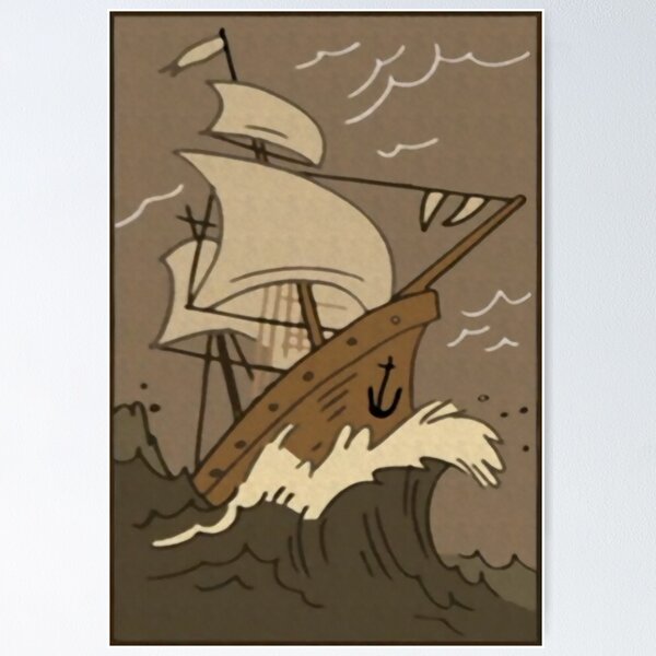 Item preview, Dipper's Clipper Ship Picture (unframed) designed and sold by The-Sqoou.