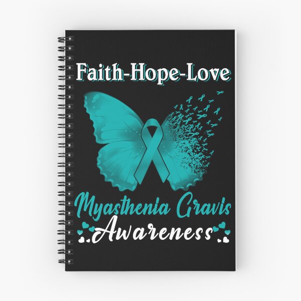 Item preview, Faith Hope Love Butterfly Myasthenia Gravis Awareness designed and sold by Gillosina.