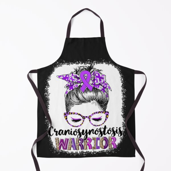 Item preview, Messy Bun Leopard Craniosynostosis Warrior designed and sold by rechardtee.