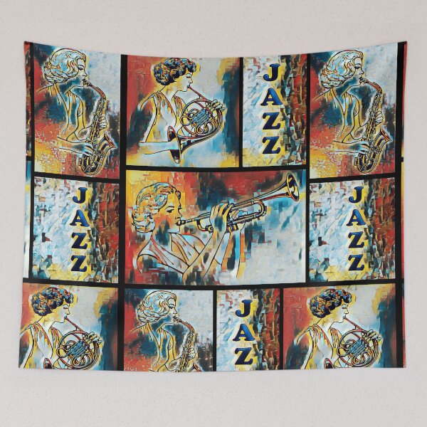 Item preview, women jazz band designed and sold by Artbellachi.