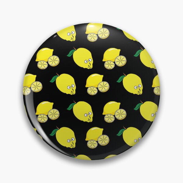 Item preview, Lemons And Slices On Black Background designed and sold by burbankdesigns.