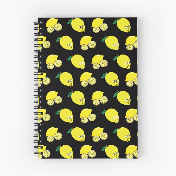 Item preview, Lemons And Slices On Black Background designed and sold by burbankdesigns.