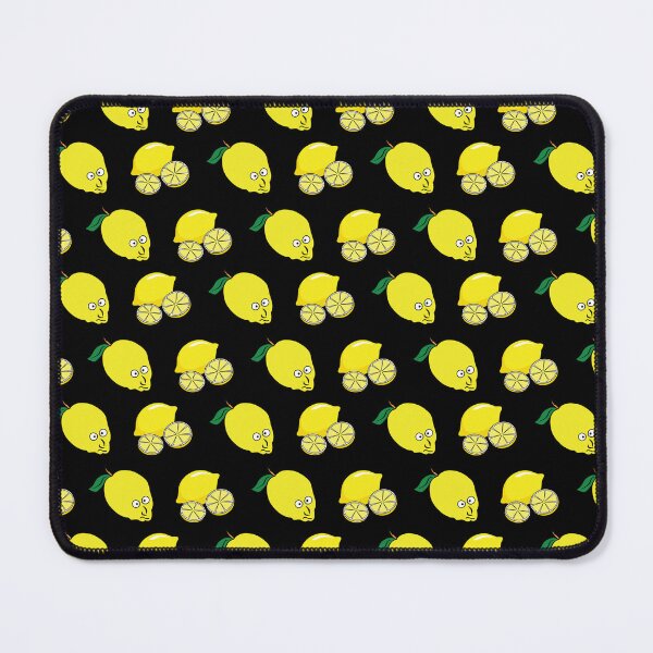 Item preview, Lemons And Slices On Black Background designed and sold by burbankdesigns.
